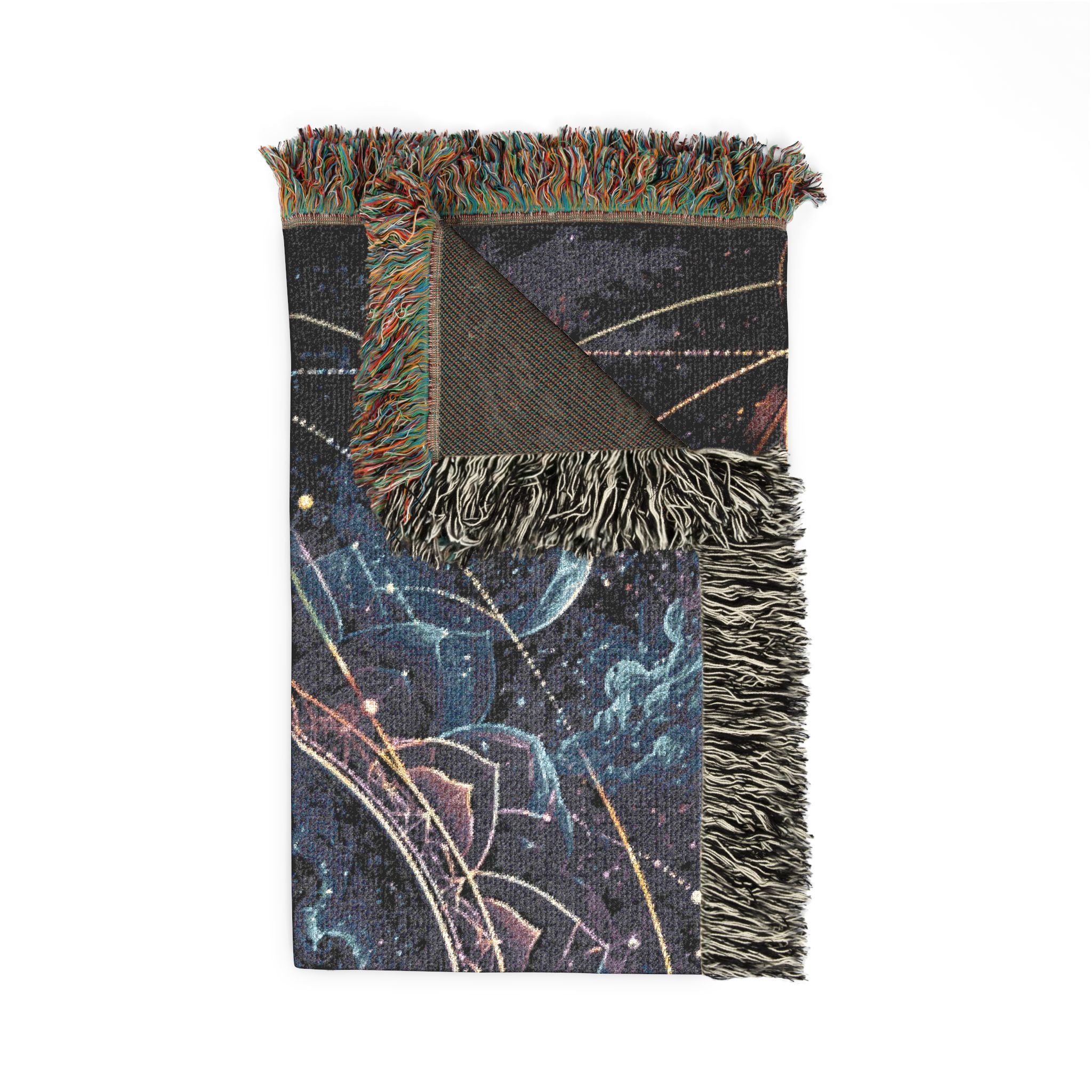 Psychedelic Ying Yang Woven Blanket