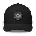 Sacred geometry Snapback Trucker Cap with Patch (Embroidery)