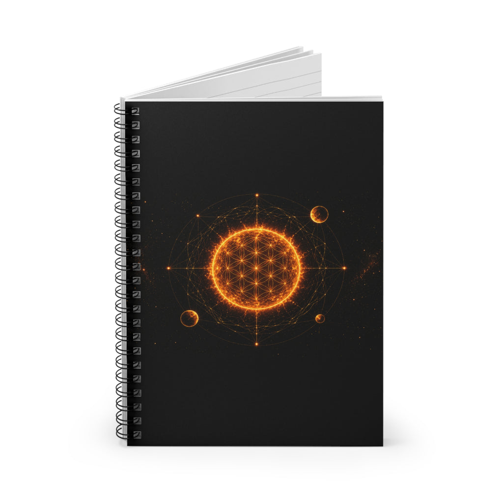 Sun of Life Notebook - Ruled Line